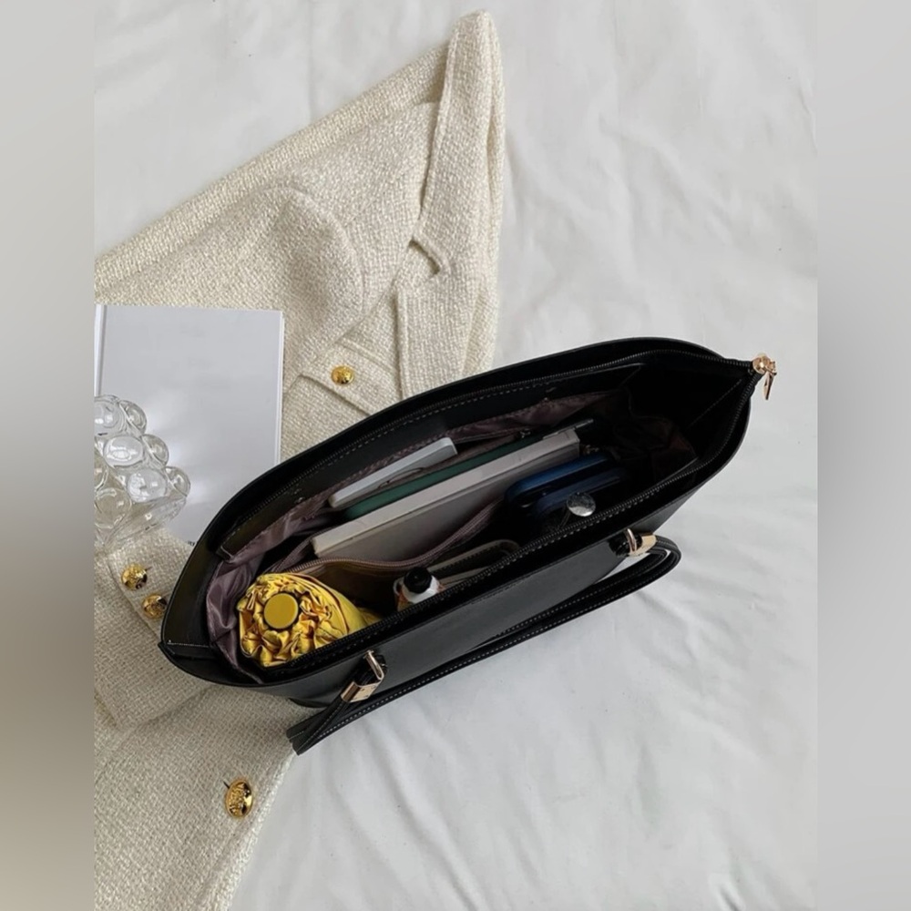 Women's Solid Color Versatile Handbag, Minimalist… - image 7